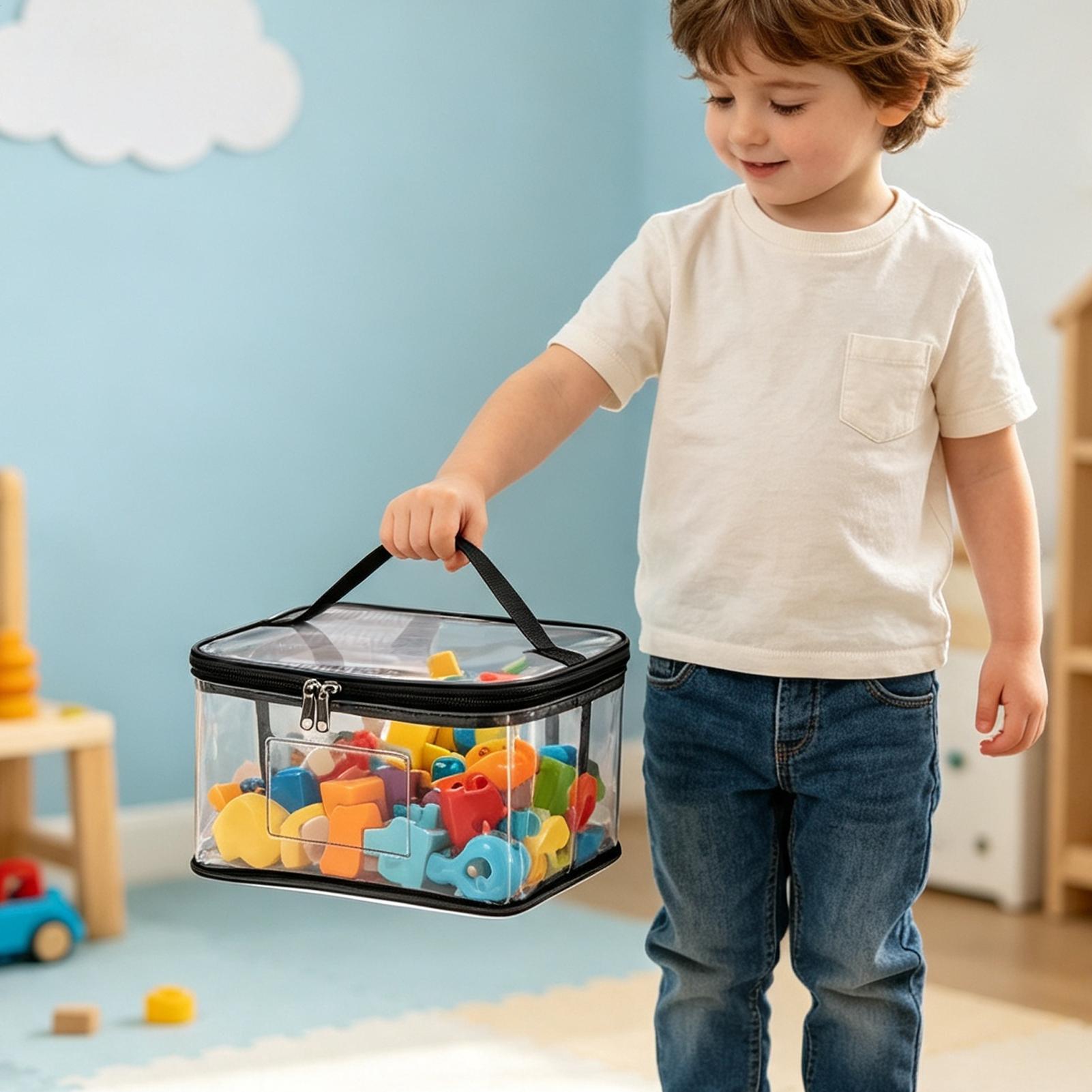 Clear Toy Storage Bags 6 Piece - огляд і ціна Reusable Bag