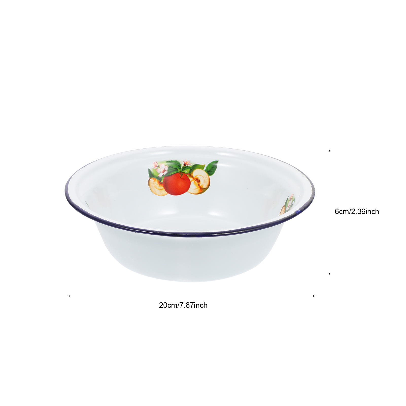 1pc Enamel Soup Bowl Vintage D - огляд і ціна Bamboo Cutlery