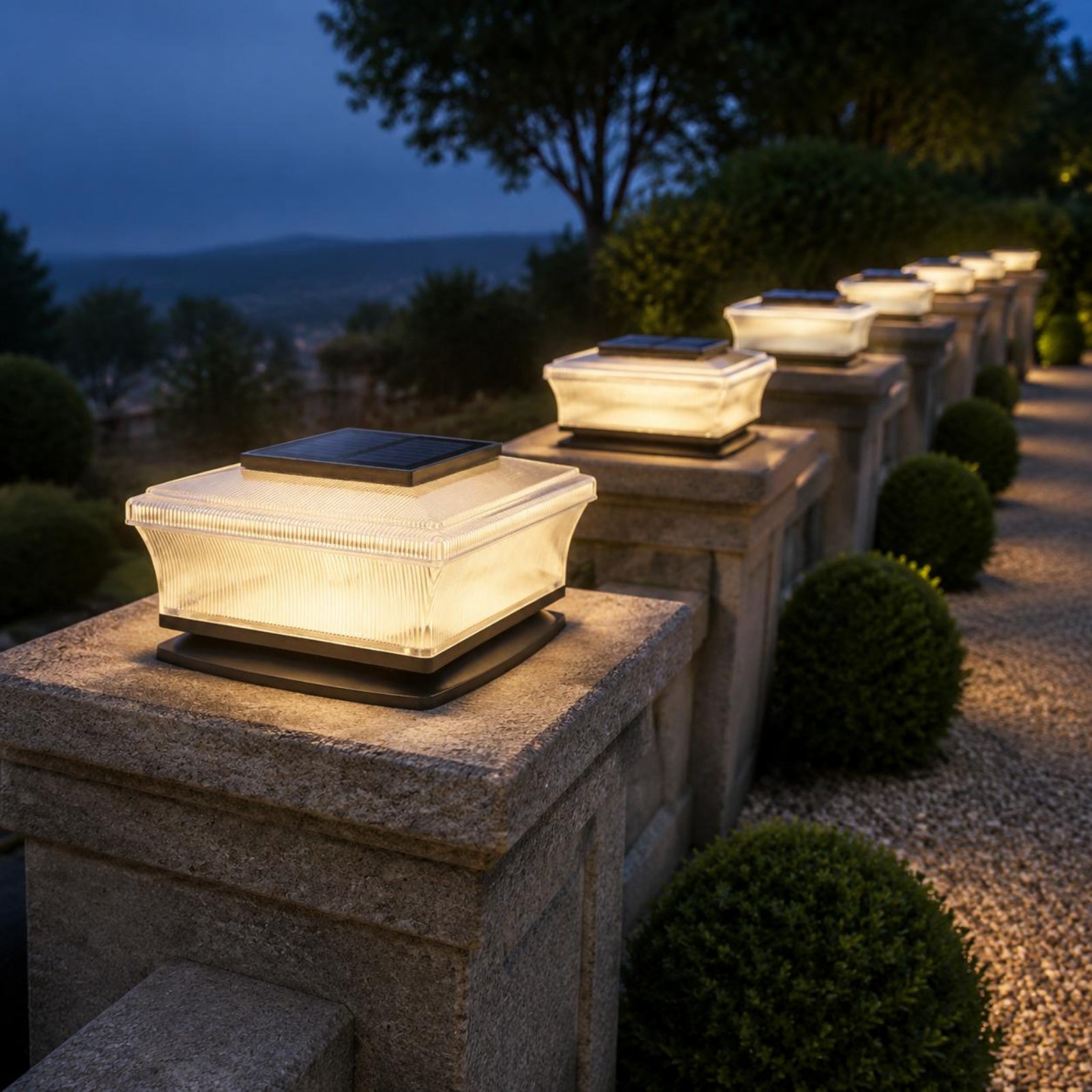Solar Post Cap Light Wireless  - огляд і ціна Solar Garden Light