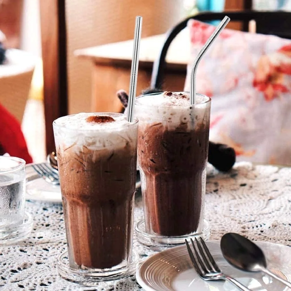 100Pcs Stainless Steel Straw D - огляд і ціна Reusable Straw