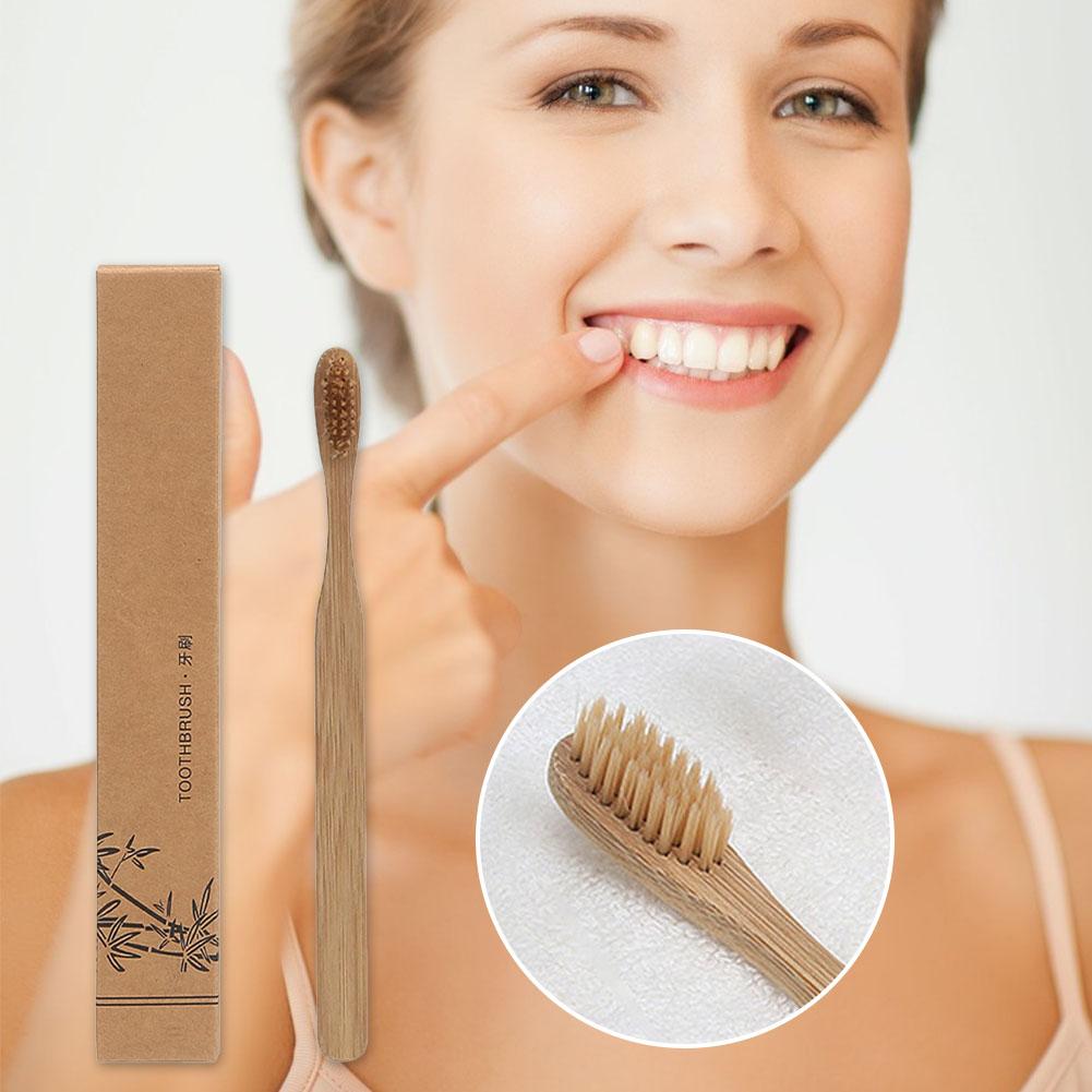 1-100Pcs Biodegradable Eco-Fri - огляд і ціна Bamboo Toothbrush