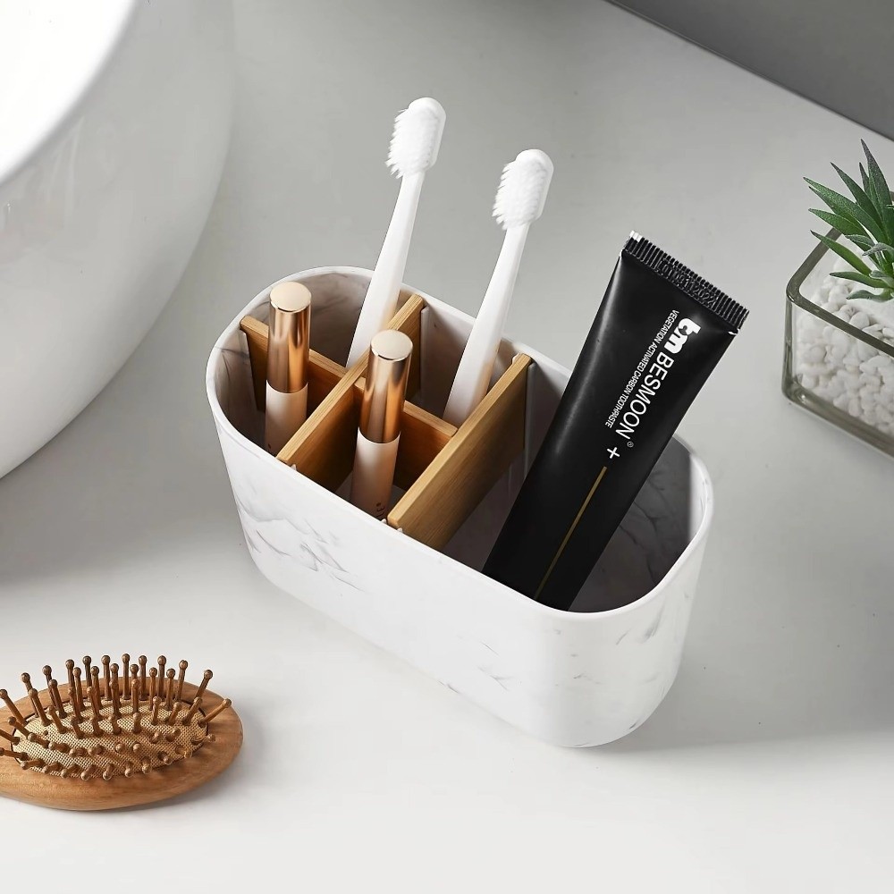 Multi-Slot Toothbrush Holder P - огляд і ціна Bamboo Toothbrush