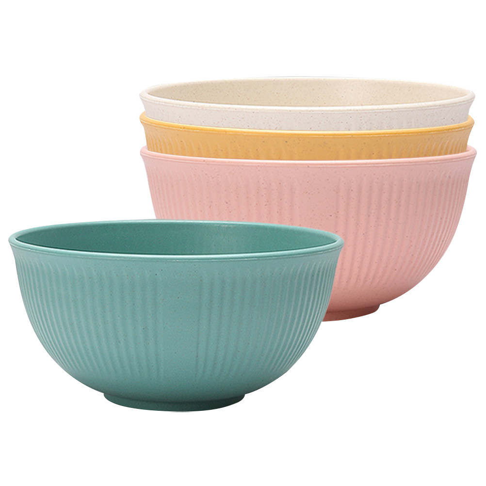 4Pcs Wheat Straw Ramen Bowl Se - огляд і ціна Reusable Straw