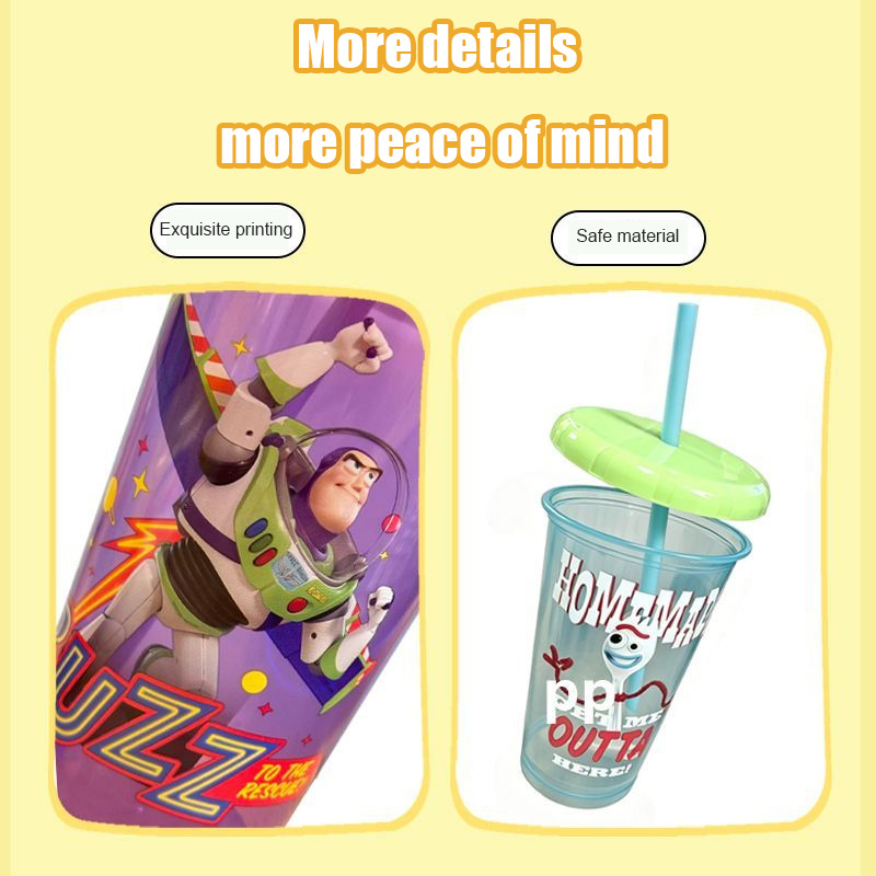 Toy Story 5 Plastic Straw Cups - огляд і ціна Reusable Straw